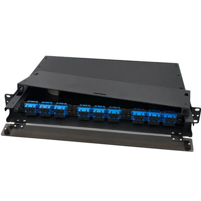 Jakość  OS2 MPO MTP Patch Panels UPC Duplex LGX Adapter SC Fiber Patch Panel fabryka