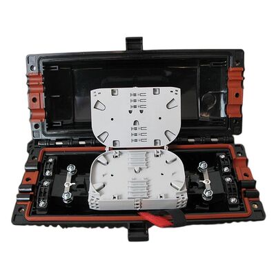 Wodoodporne zamknięcie Ip68 3 w 3 wyjściach typu poziomego 96 rdzeni Fibre Drop Closure