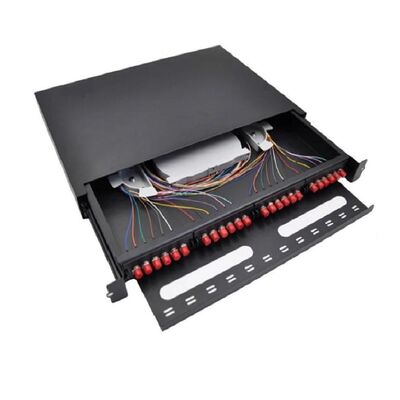 Patch panel światłowodowy MPO FC 19 24-portowy panel krosowy do montażu w stojaku OEM