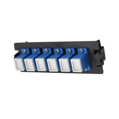 MPO Optical Fiber Termination Box Splice Patch Panel 24 Port SC Simplex