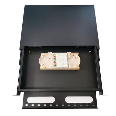 Panele krosowe 96FO MPO MTP Patch panel światłowodowy LC Duplex 1U 12 gniazd