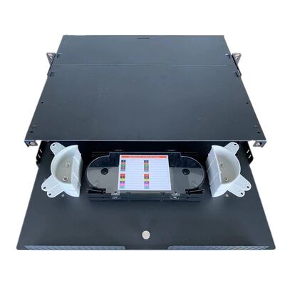 Panele krosowe MPO MTP 2U APC SC Duplex Fiber Enclosure do montażu w stojaku