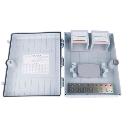 Rozgałęźnik światłowodowy LGX PLC APC / UPC 1x64 Rozgałęźnik PLC Jasnoszary