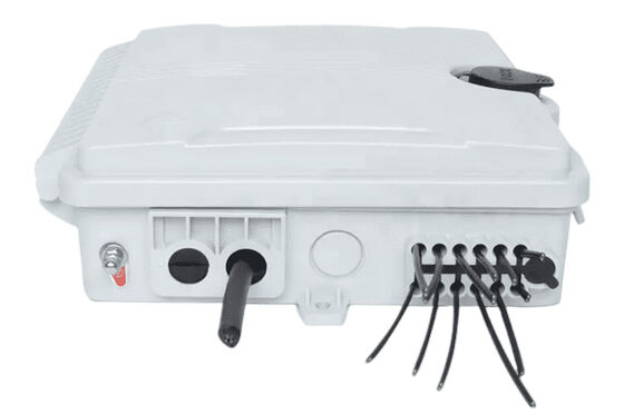 Skrzynka zaciskowa światłowodowa 12 portów SC/LC/ST/FC IP-66 UPC/APC Jasnoszary FTTH