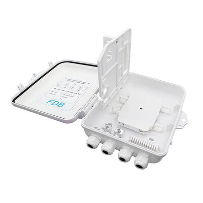 SC 1x8 PLC Splitter światłowodowy IP65 12 rdzeni do montażu na ścianie
