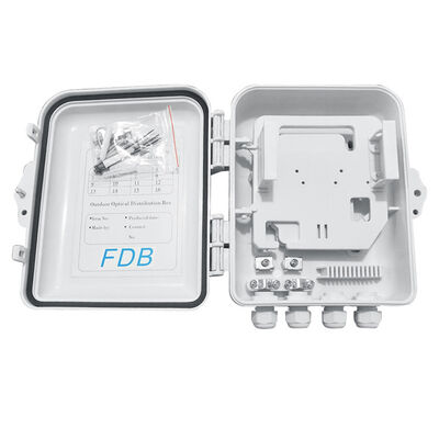 SC 1x8 PLC Splitter światłowodowy IP65 12 rdzeni do montażu na ścianie