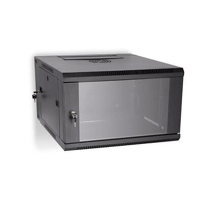 Szafa serwerowa do montażu naściennego Szafa rack 1,2 mm 6U Szklane drzwi