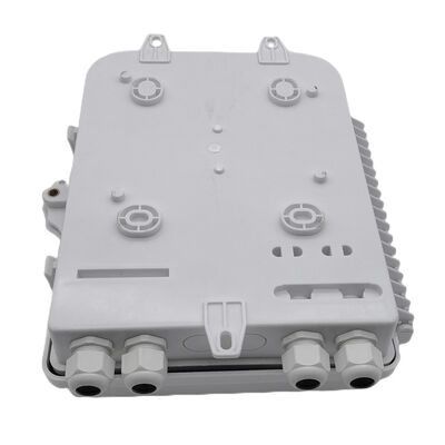 Biały rozdzielacz światłowodowy LC 1x16 Splitter PLC do montażu ściennego
