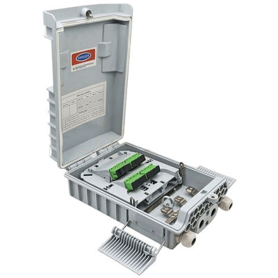 Rozdzielacz światłowodowy SM / MM Jasnoszary rozdzielacz PLC 1x8