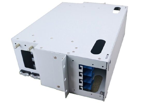 Jednostka dystrybucji światłowodów ODF Jednomodowy 48-portowy patch panel światłowodowy LC