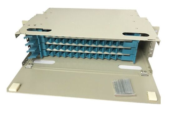 Jednostka dystrybucji światłowodów ODF Jednomodowy 48-portowy patch panel światłowodowy LC