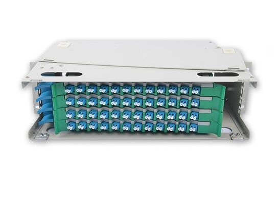 Jednostka dystrybucji światłowodów ODF Jednomodowy 48-portowy patch panel światłowodowy LC
