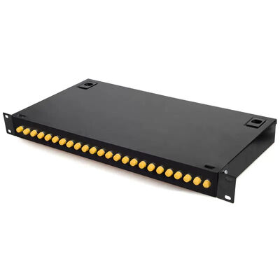 Patch panel światłowodowy 1U typu Rack ODF 24 porty z adapterem FC / UPC