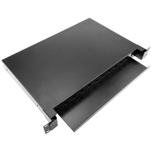 48-rdzeniowy czarny panel światłowodowy 430x200x46mm