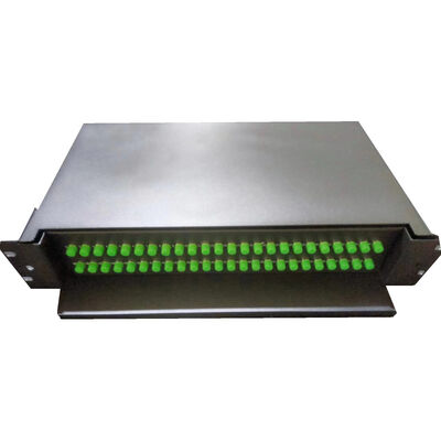 48C FC APC Sliding Rack Mount Optical Patch Panel z G652D/G657A1