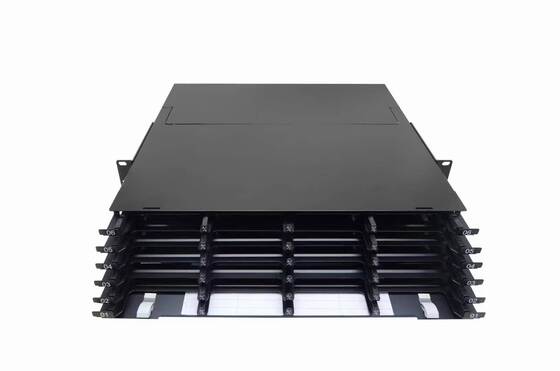 4U 576 rdzeni MTP MPO -LC Panel krosowy ODF Obudowa chassis Wysuwany dla 48 kaset
