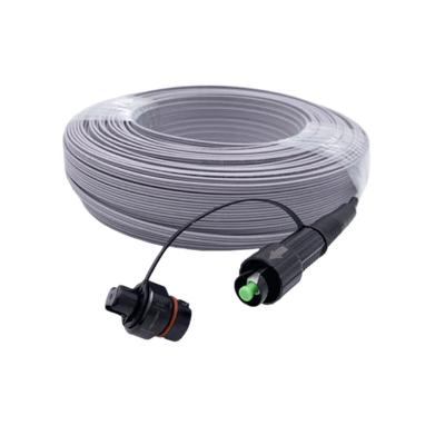 1F FastConnect Drop Cable,Outdoor SC/APC Pre-connectorized Drop Cable FTTH Drop Cable Pigtail
