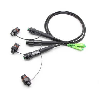 Huawei Mini SC/APC do SC/APC 3,0 mm Armored Cable LSZH Outdoor Waterproof Fiber Jumper